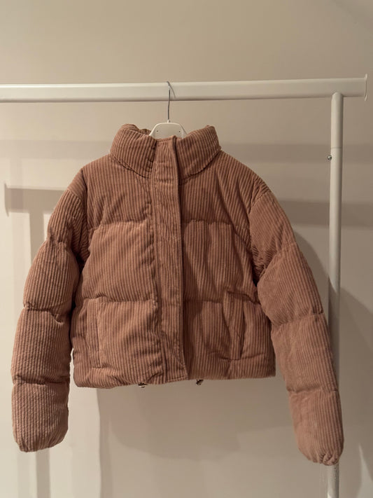 Caramel Cord - Puffer Jacket