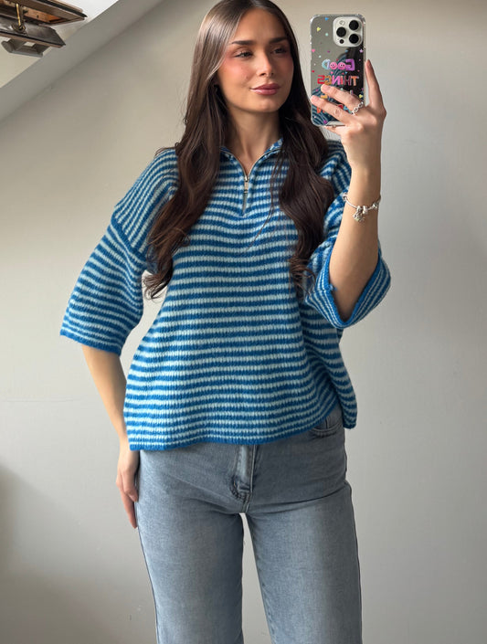 Half Zip - Strippes
