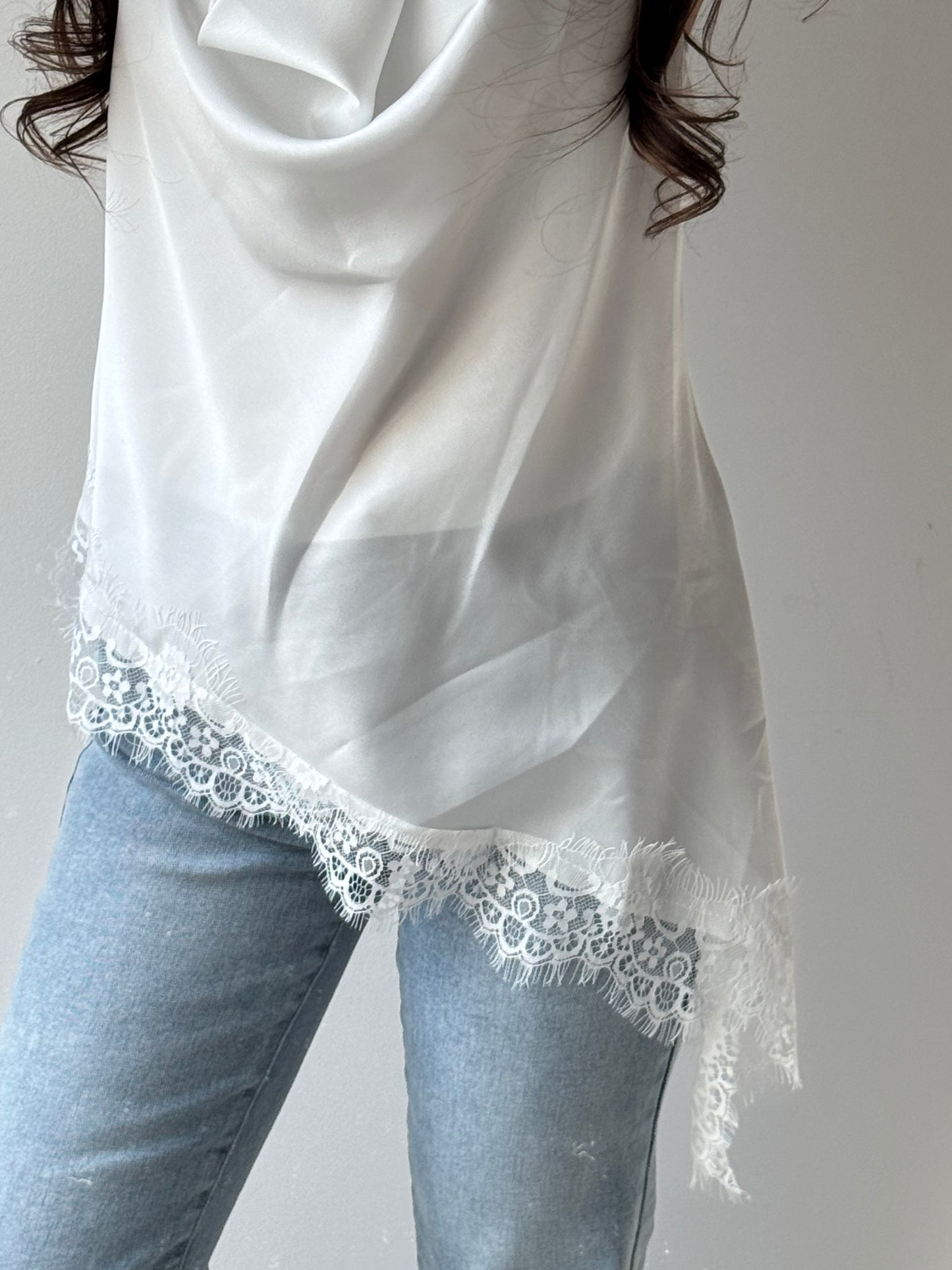 Satin Top Lace