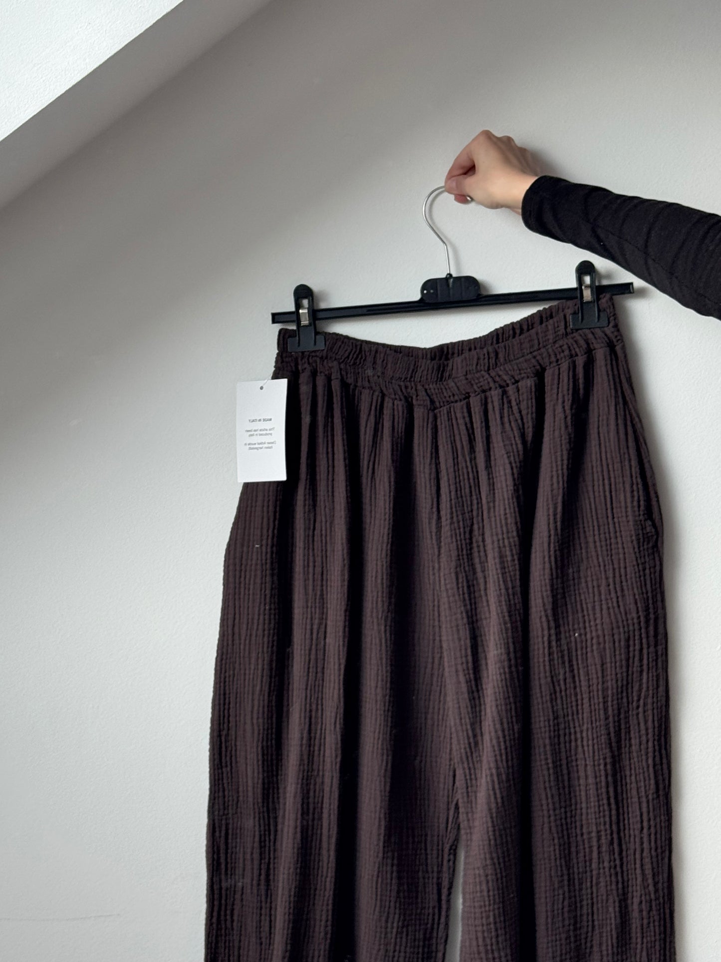 Musselin Hose - Celeste