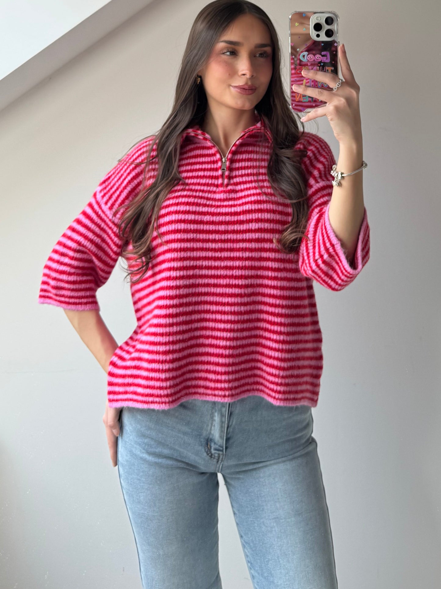 Half Zip - Strippes
