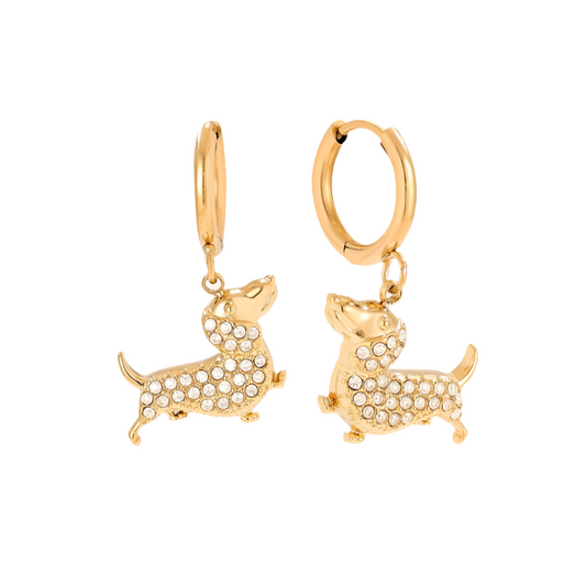 Dackel Ohrringe Sparkle