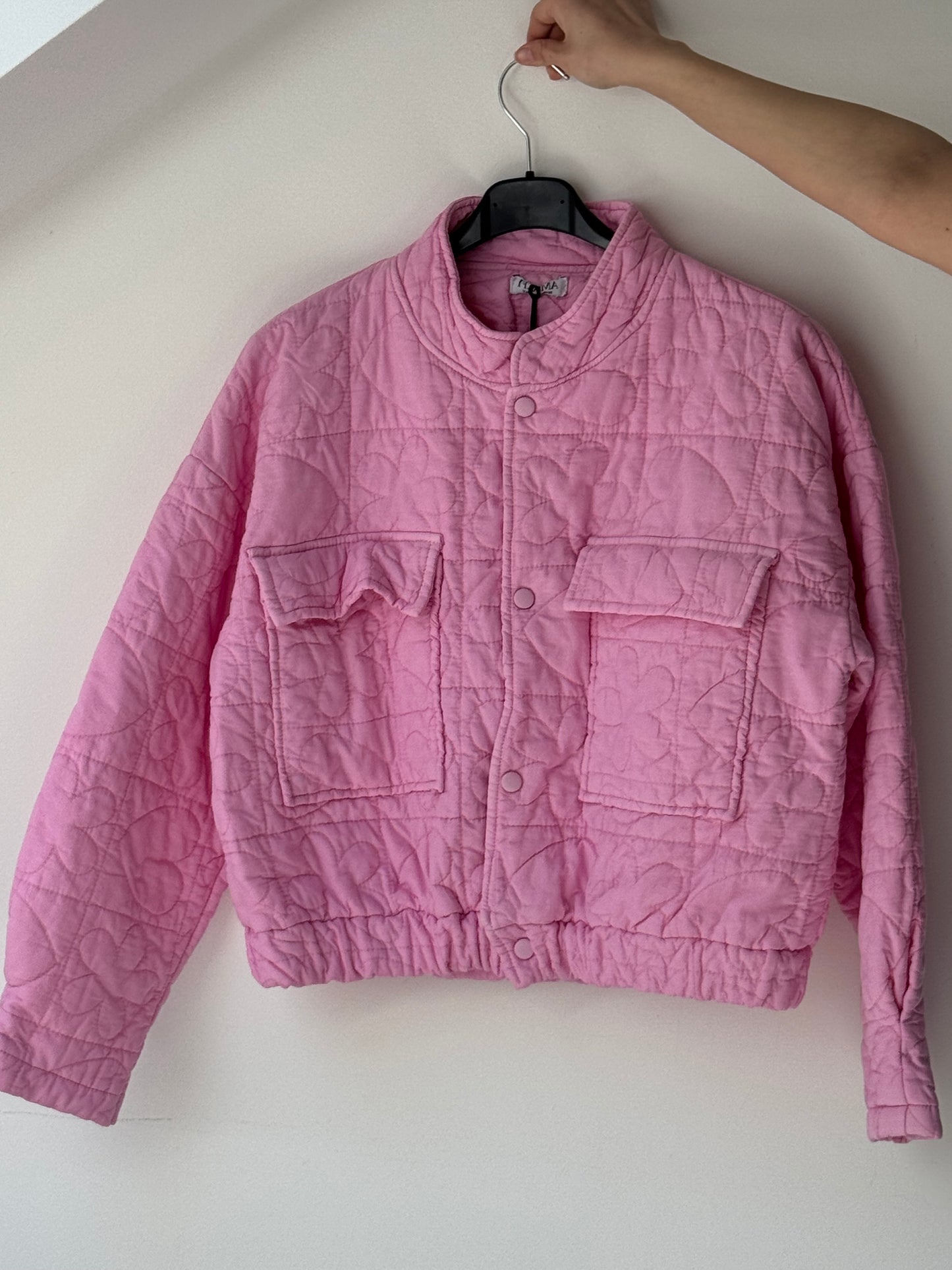Süße Steppjacke - Blumenliebe