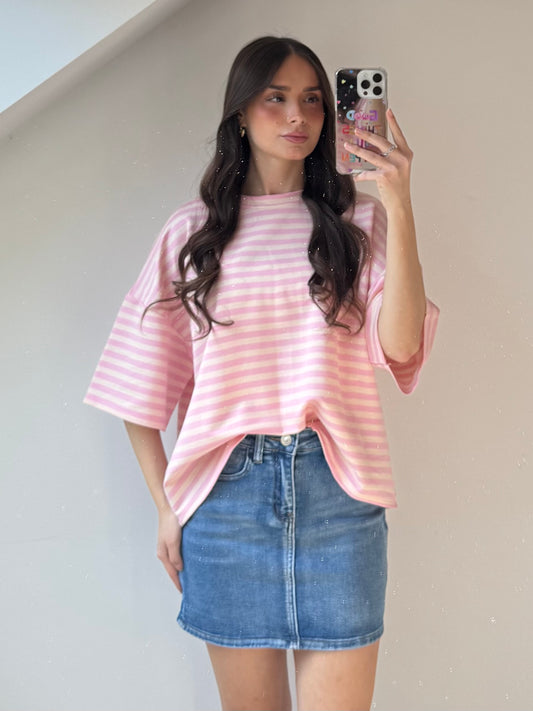 Basic Longsleeve mit 3/4 Ärmeln