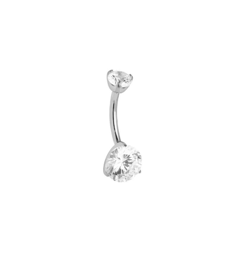 Bauchnabelpiercing - Silber