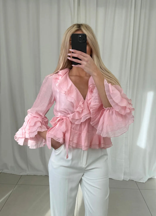 Bluse Rüschenzauber