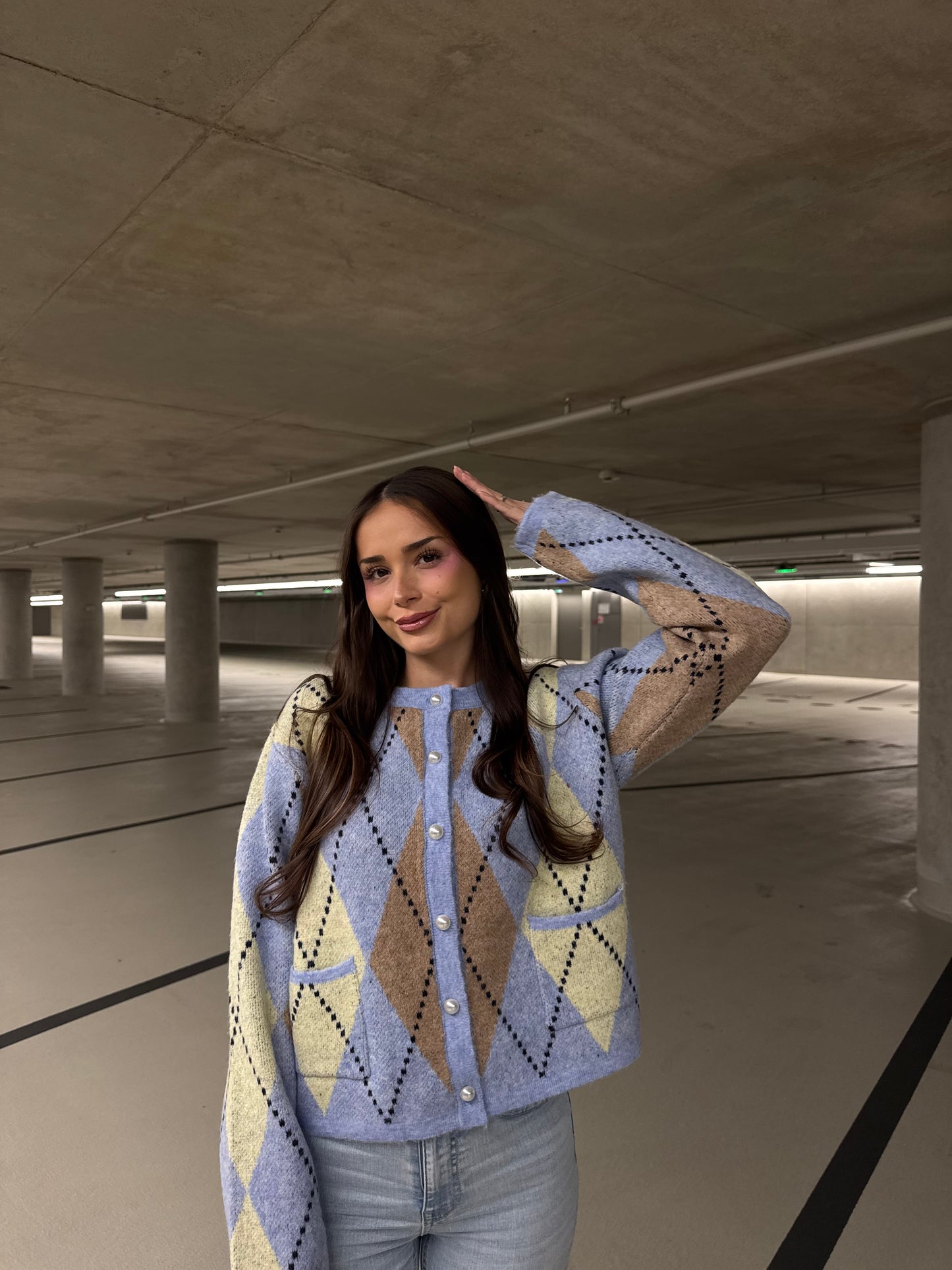 Daisy Knit - Soft Blau