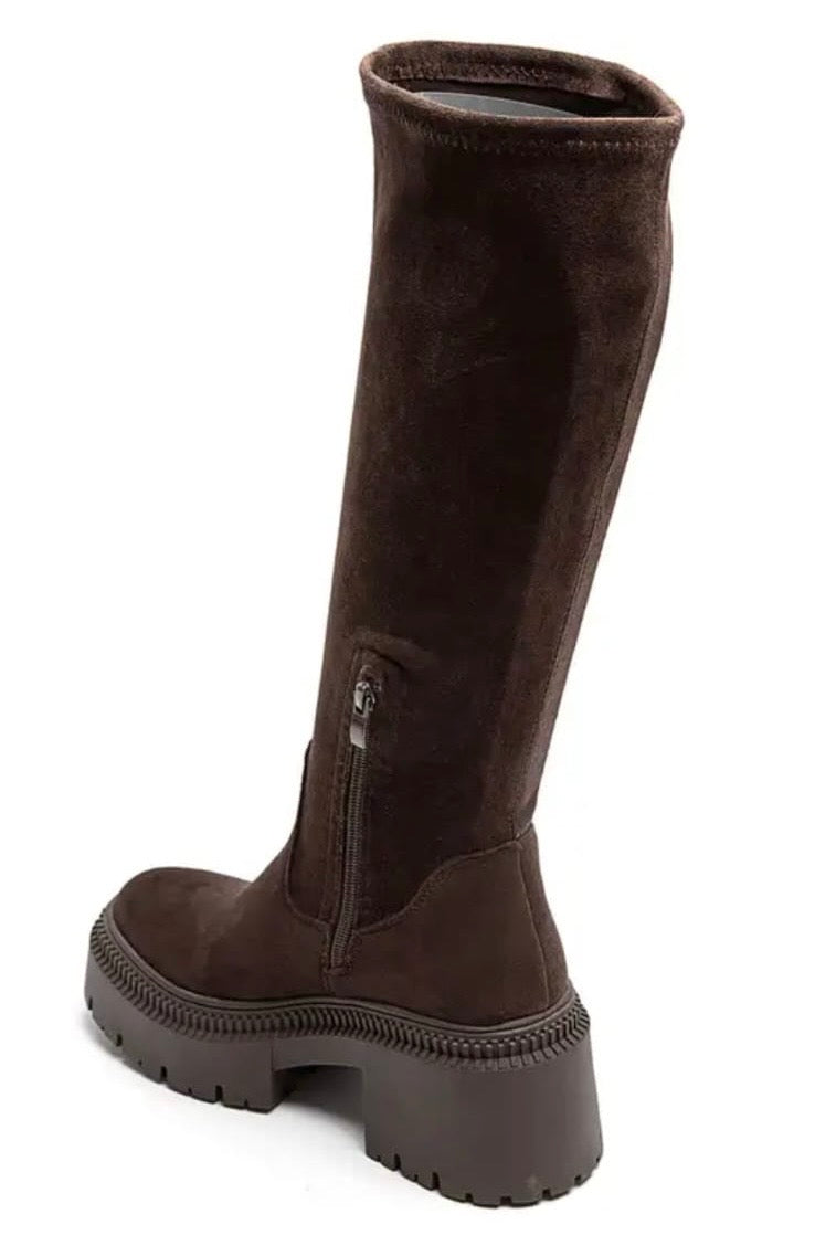 Stiefel in Wildleder Optik