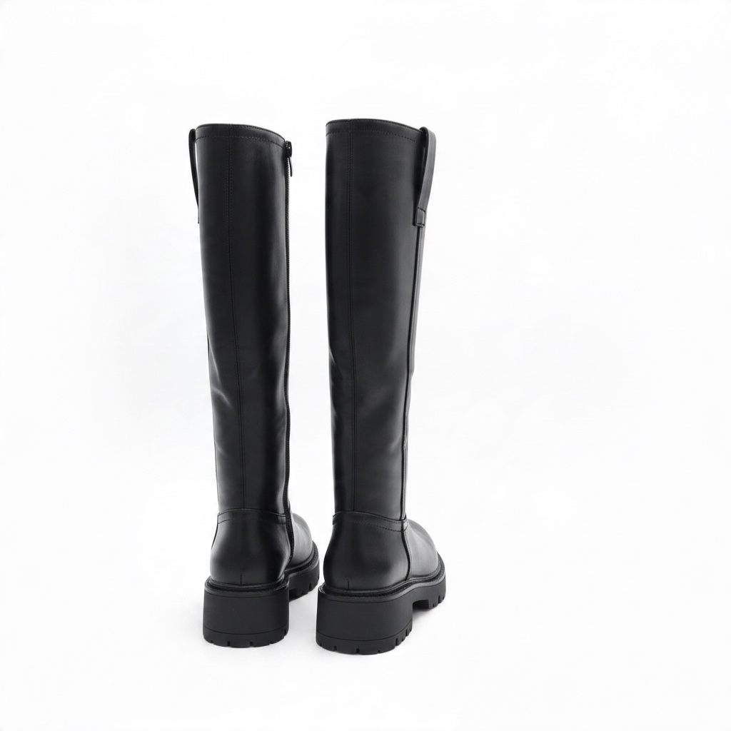 Stiefel in Glanzoptik